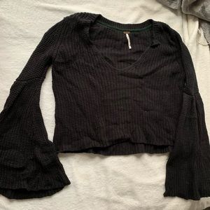 black free people sweater